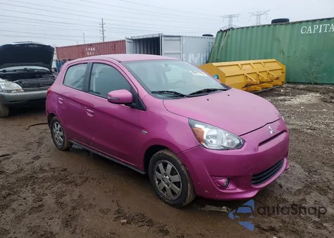 2015 Mitsubishi Mirage Es z USA, uszkodzony, nr VIN ML32A4HJ7FH057559
